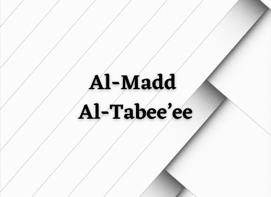 Al-Madd Al-Tabee’ee Thumbnail